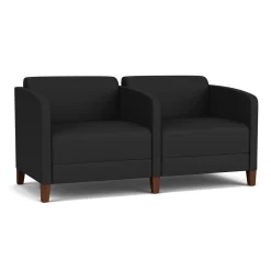 Social Two Seater with Center Arm in Standard Upholstery
