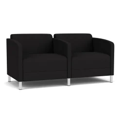 Social Two Seater with Center Arm in Standard Upholstery