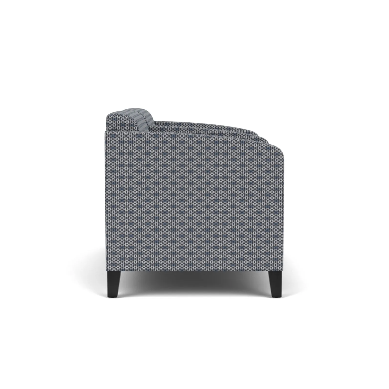 Social Two Seater with Center Arm in Premium Upholstery