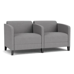 Social Two Seater with Center Arm in Premium Upholstery