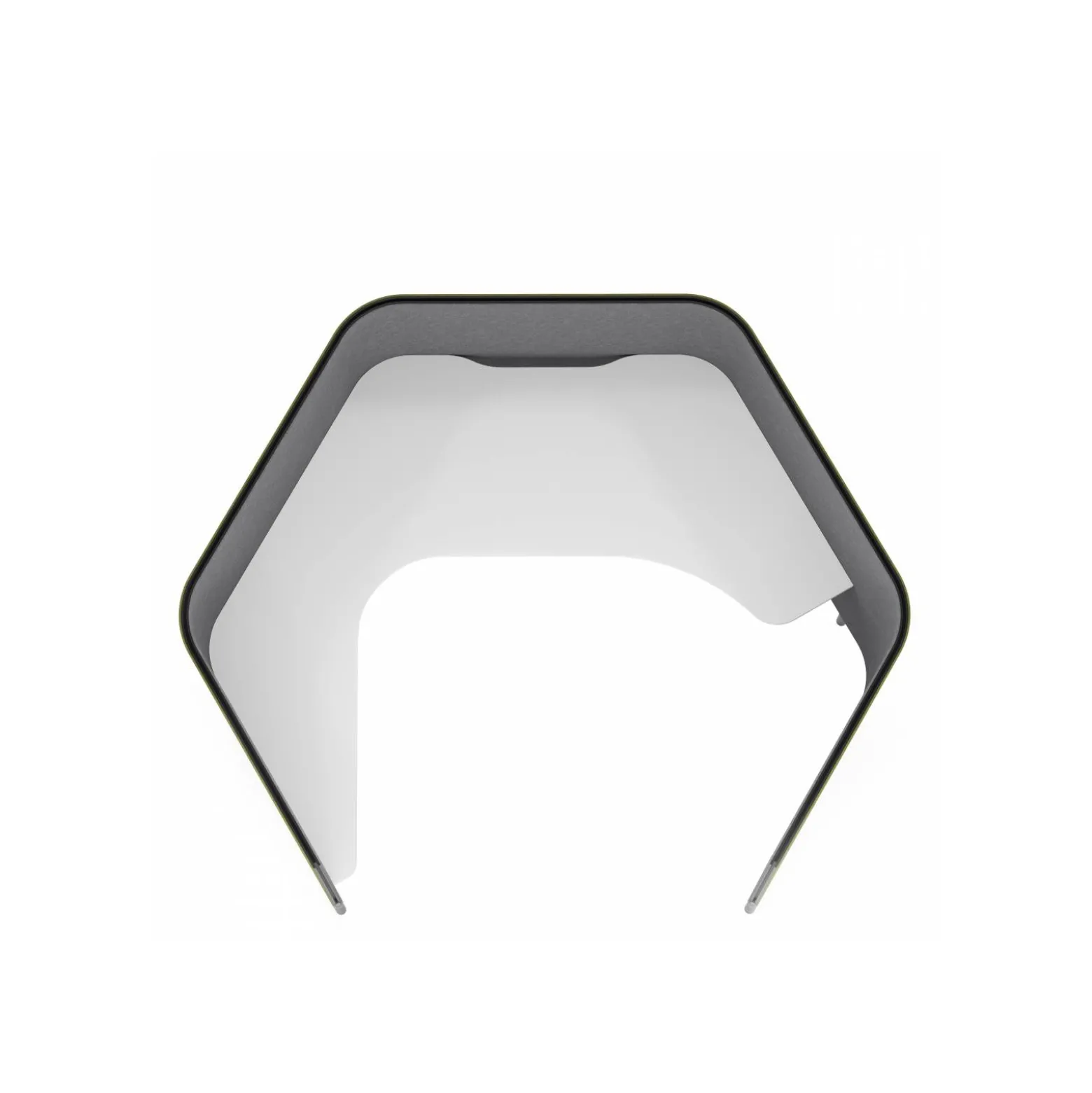 Softpod 5 Divider Wraparound Workstation w/ Left Return - 65"Wx72"D