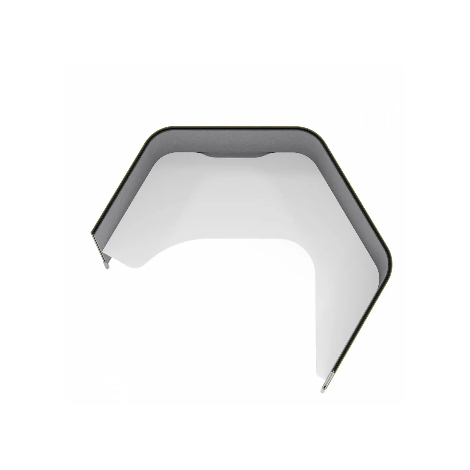 Softpod 4 Divider Wraparound Workstation w/ Right Return - 65"Wx72"D