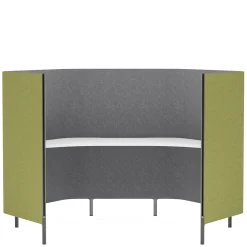 Softpod 5-Divider Workstation - 65"W x 54"H