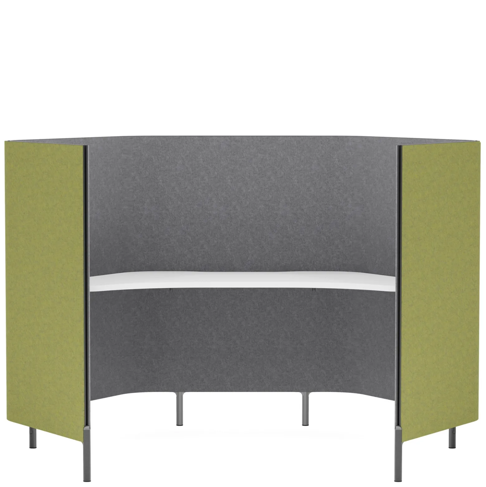 Softpod 5-Divider Workstation - 65"W x 54"H