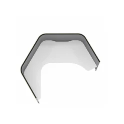 Softpod 4-Divider Wraparound Workstation with Left Return - 65"W x 54"H