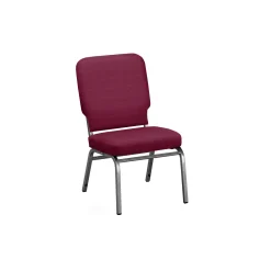 Solid Upholstery Armless Big & Tall Wingback Stack Chair