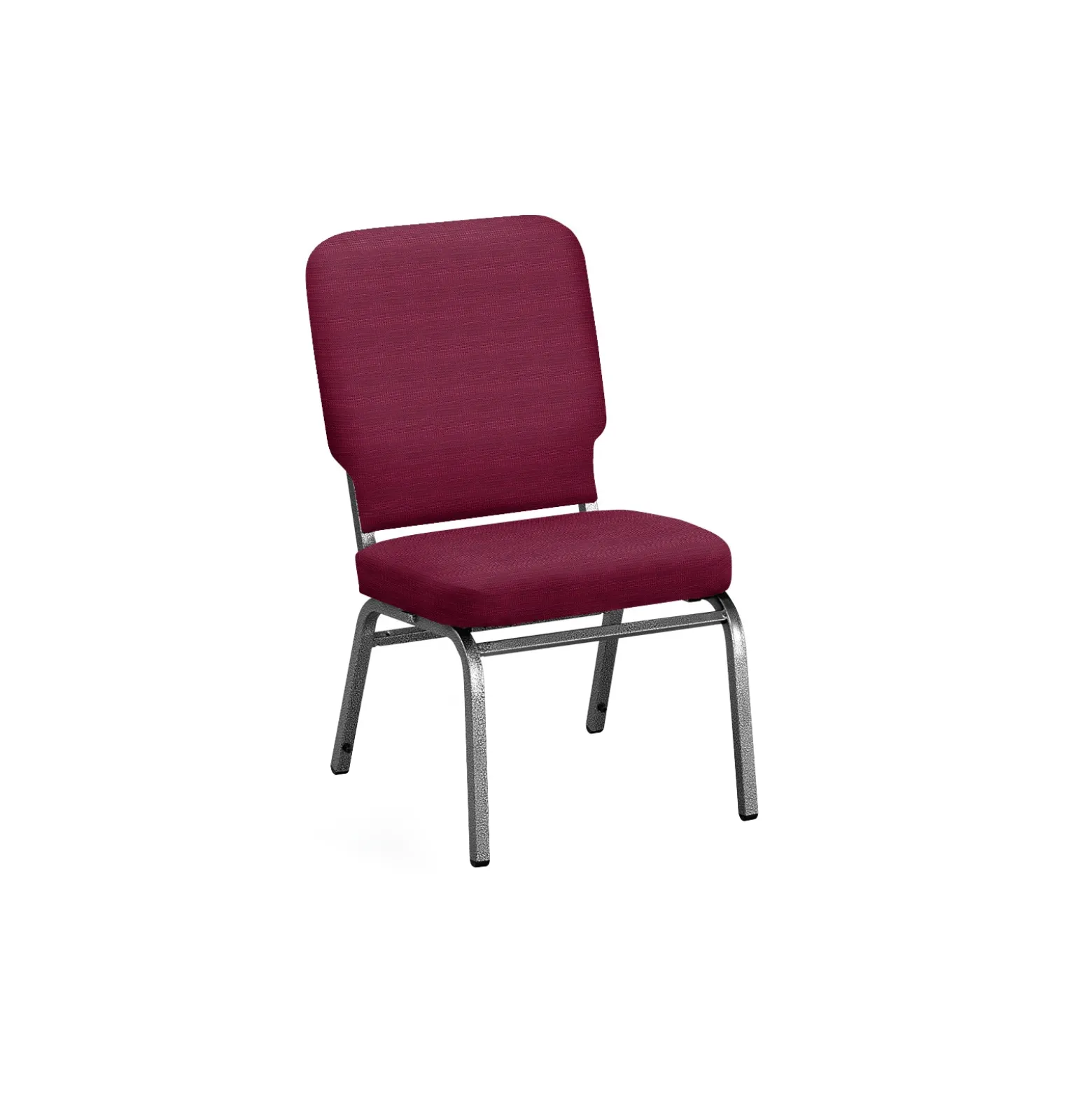 Solid Upholstery Armless Big & Tall Wingback Stack Chair
