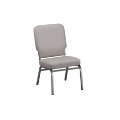 Solid Upholstery Armless Big & Tall Wingback Stack Chair