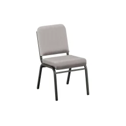 Solid Upholstery Armless Stack Chair