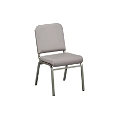 Solid Upholstery Armless Stack Chair