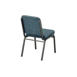 Solid Upholstery Armless Stack Chair
