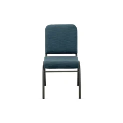 Solid Upholstery Armless Stack Chair