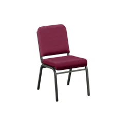 Solid Upholstery Armless Stack Chair