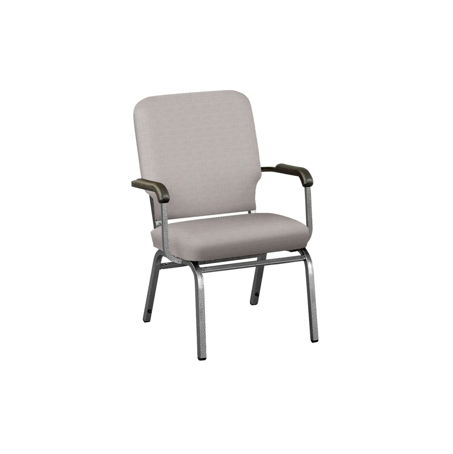 Solid Upholstery Big and Tall Wingback Stack Chair