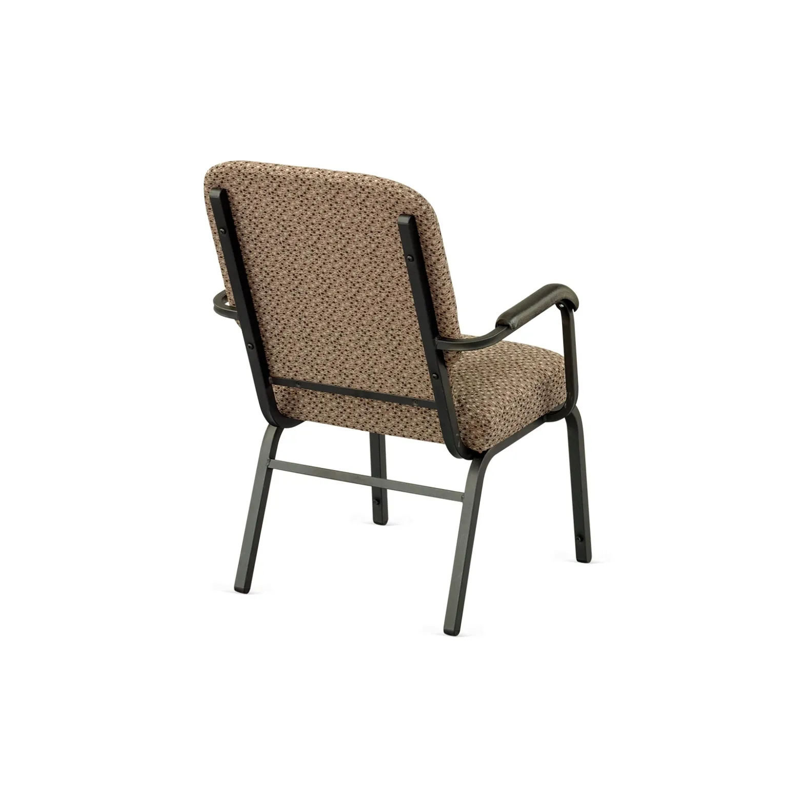 Solid Upholstery Big and Tall Wingback Stack Chair