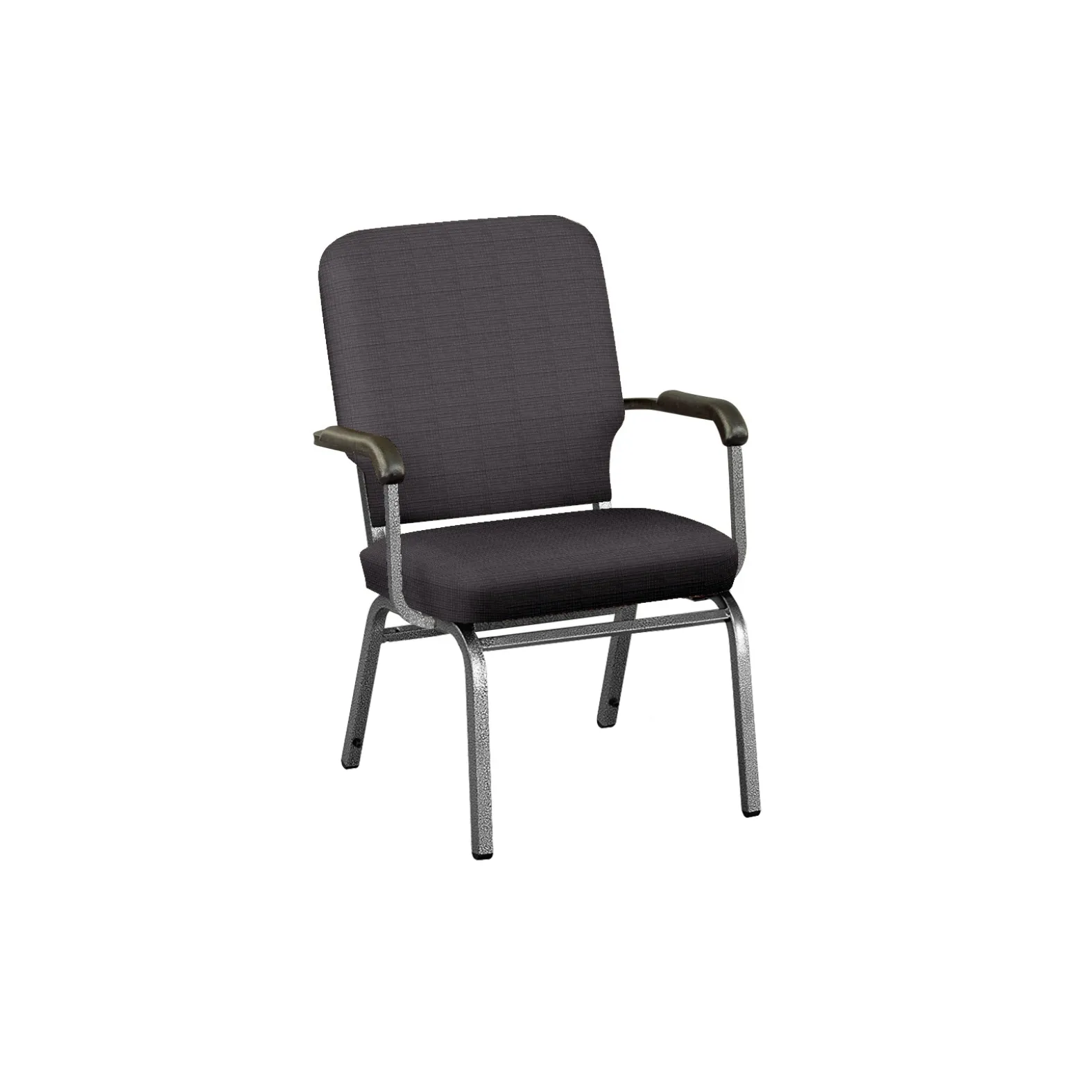 Solid Upholstery Big and Tall Wingback Stack Chair
