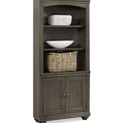 Somerset Bookcase with Doors - 75"H