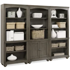 Somerset 5-Shelf Open Bookcase - 75"H