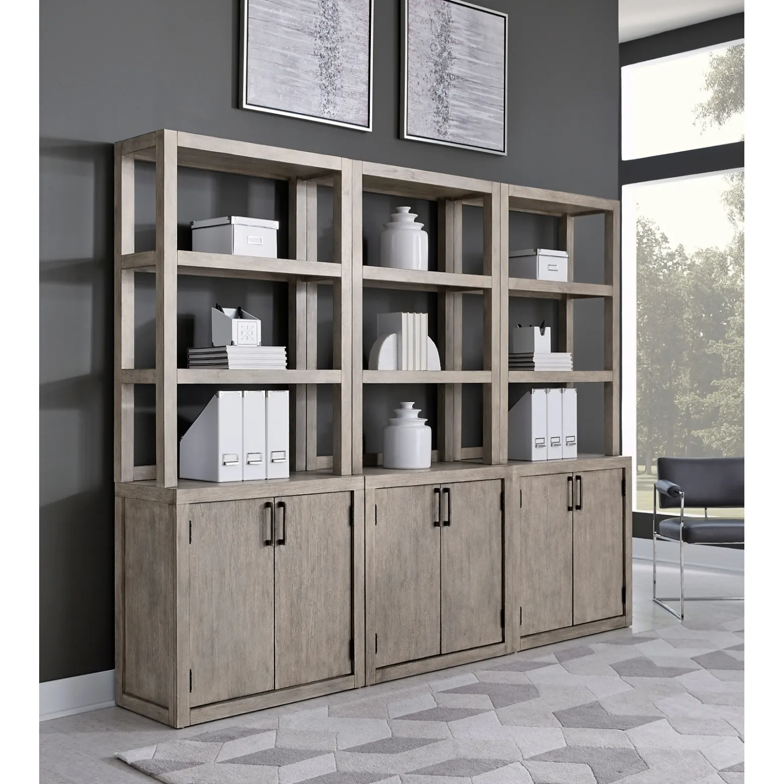Sophie Bookcase with Doors - 78"H