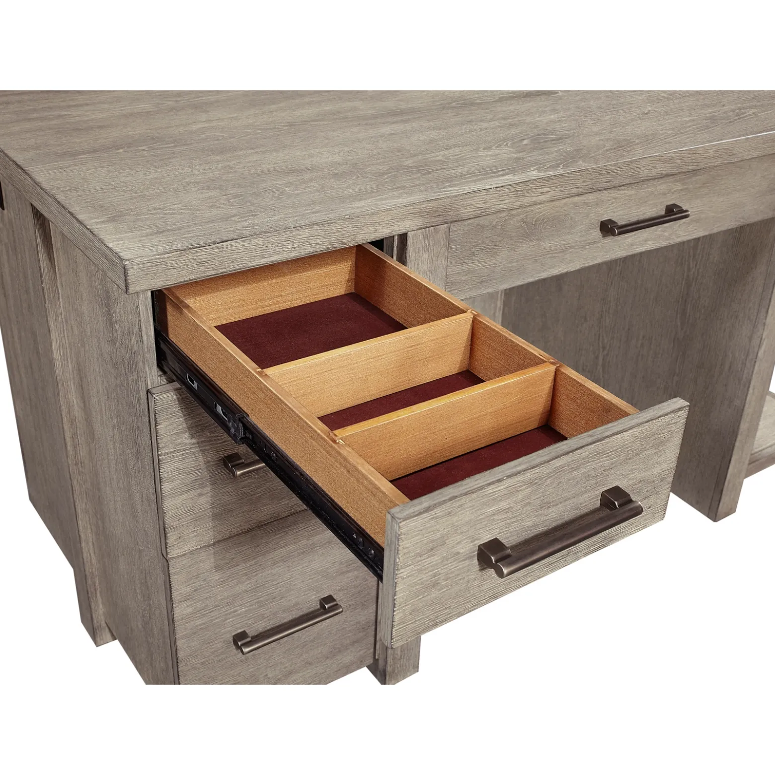 Sophie Desk with Open Shelves - 60"W