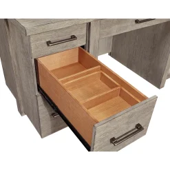 Sophie Desk with Open Shelves - 60
