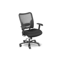 Space 75 Series Big & Tall Mesh Chair with Mesh Fabric Seat - 400 lb. Weight Capacity