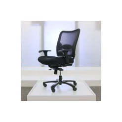 Space 75 Series Big & Tall Mesh Chair with Mesh Fabric Seat - 400 lb. Weight Capacity