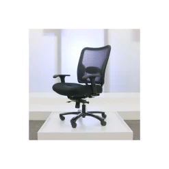 Space 75 Series Big & Tall Mesh Chair with Mesh Fabric Seat - 400 lb. Weight Capacity
