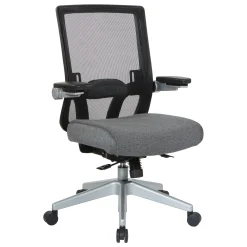 Space 867 Series Black Mesh Back Flip Armchair