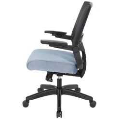 Space 867 Series Black Mesh Back Flip Armchair