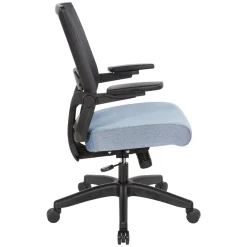 Space 867 Series Black Mesh Back Flip Armchair