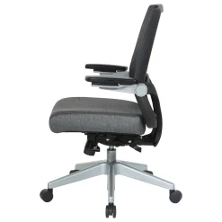 Space 867 Series Black Mesh Back Flip Armchair