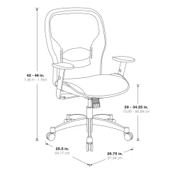 Space Ergonomic Chair with Mesh Back
