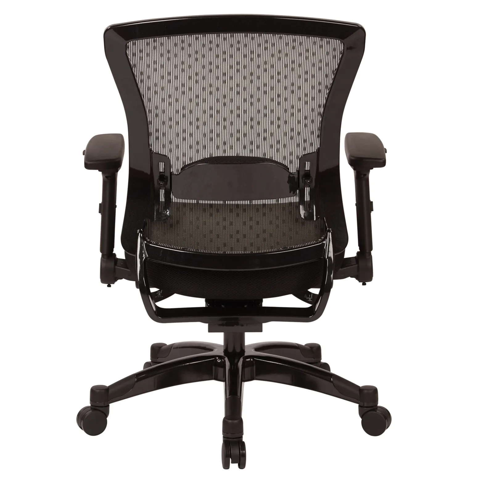 Space Exec Bonded Leather Mesh Back Chair