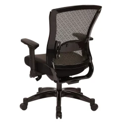 Space Exec Bonded Leather Mesh Back Chair