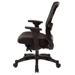 Space Exec Bonded Leather Mesh Back Chair