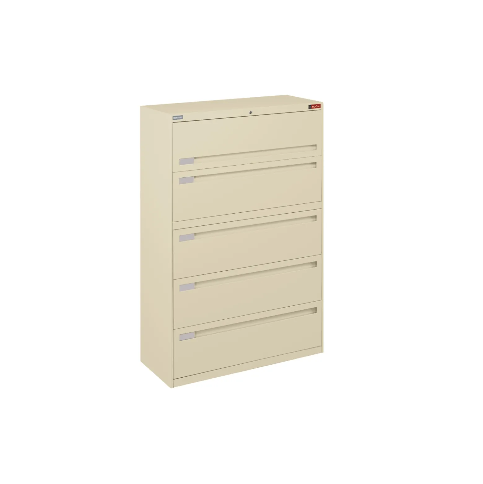 Spectrum Five Drawer Lateral File Cabinet - 42"W