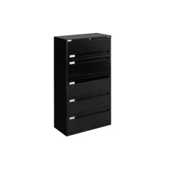 Spectrum Five Drawer Lateral File with Counterweight - 36"W