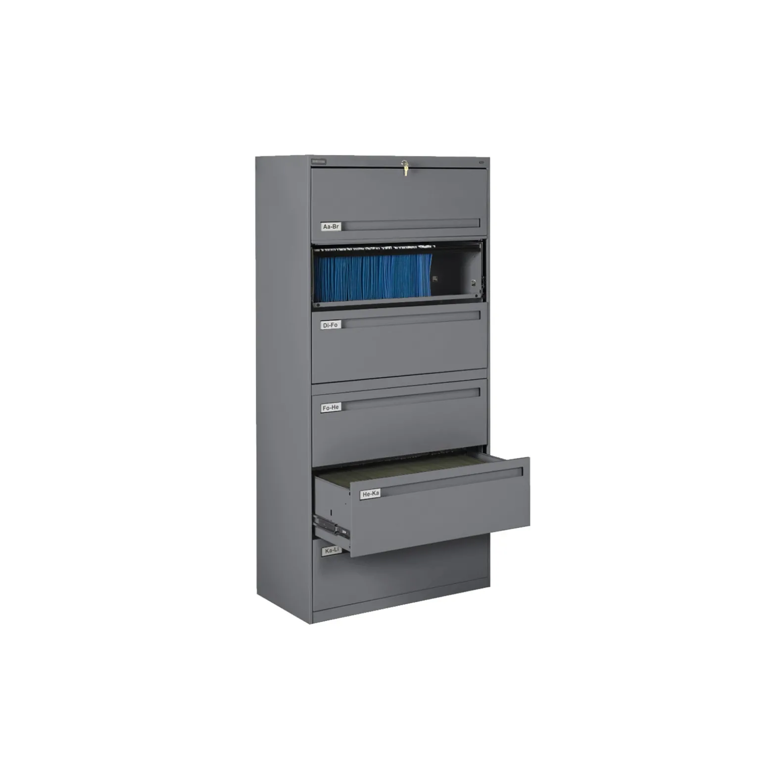 Spectrum Six Drawer Lateral File - 42"W
