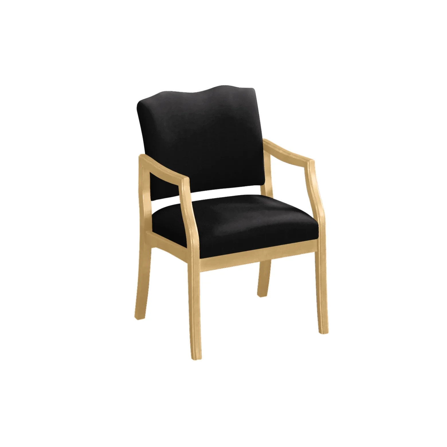 Spencer Arm Chair in Solid Fabric