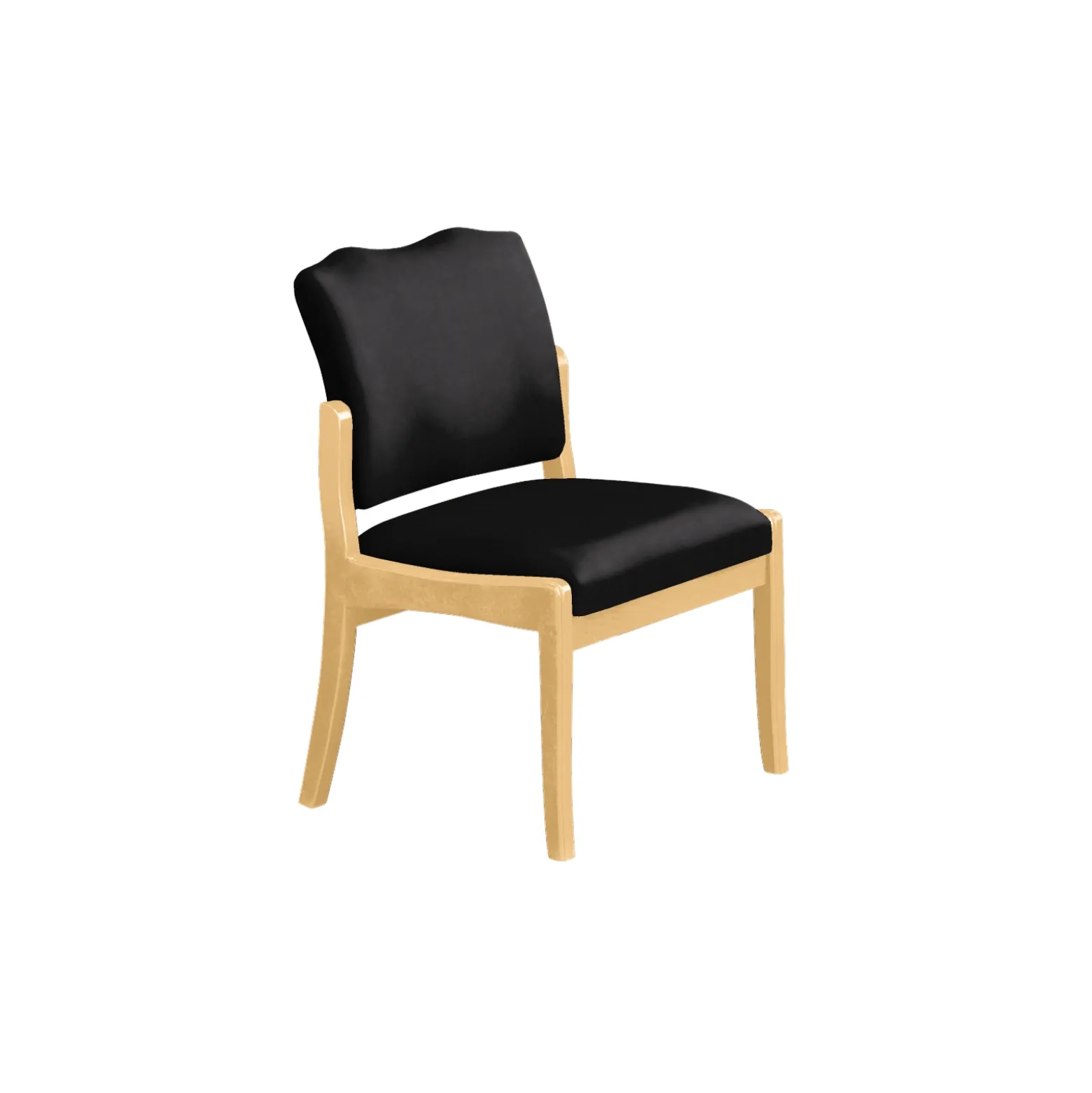 Spencer Side Chair in Solid Fabric