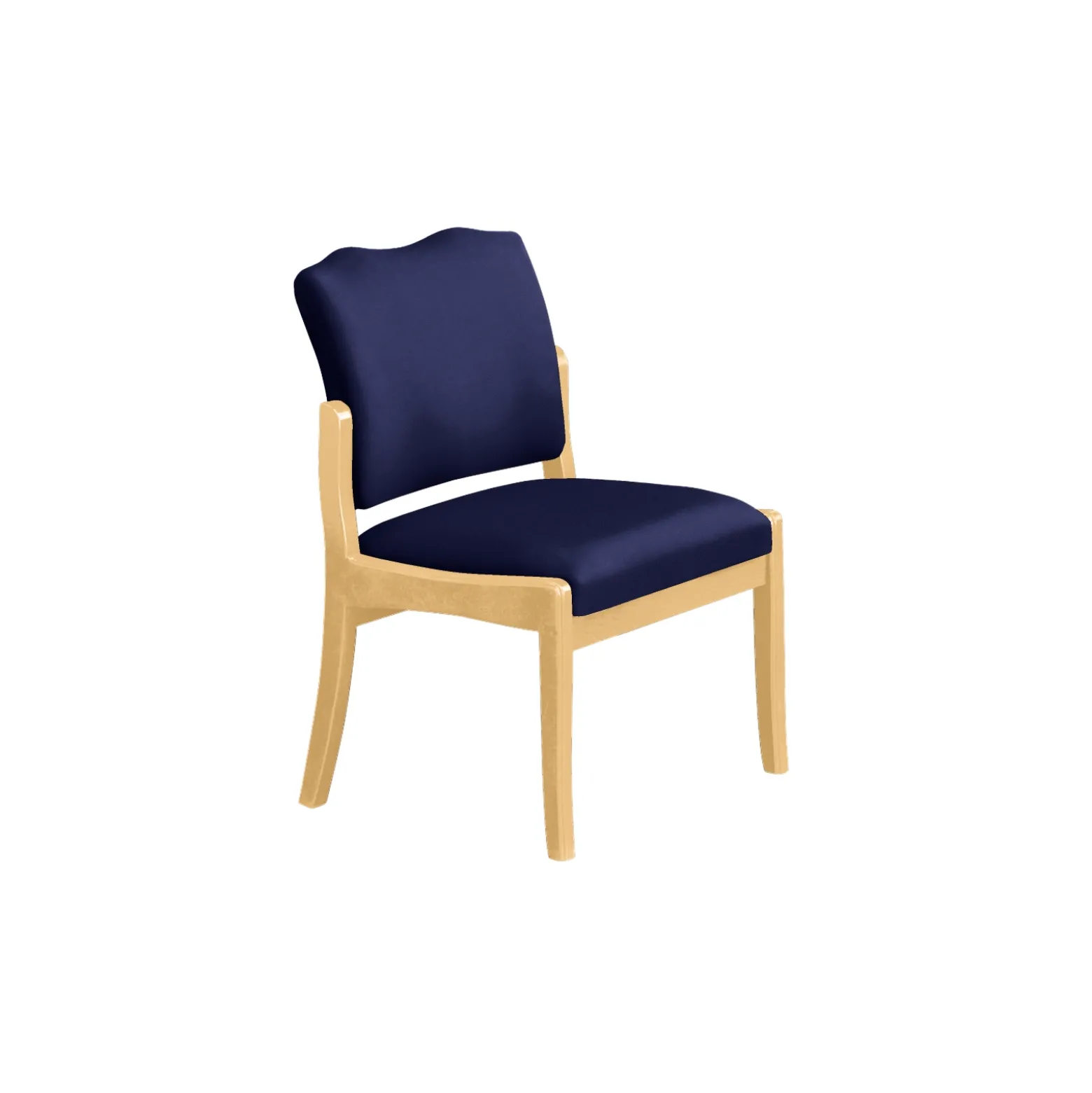 Spencer Side Chair in Solid Fabric