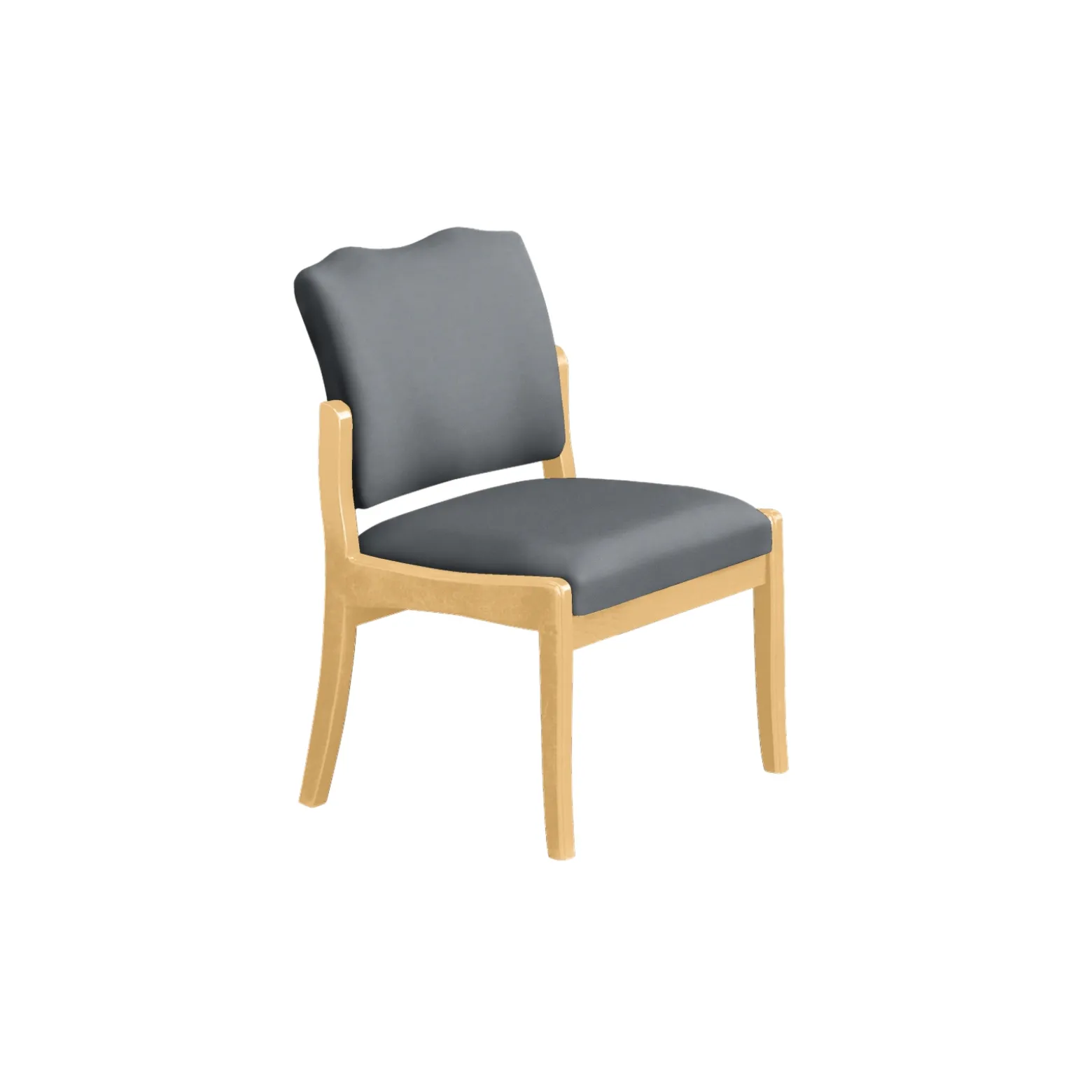 Spencer Side Chair in Solid Fabric