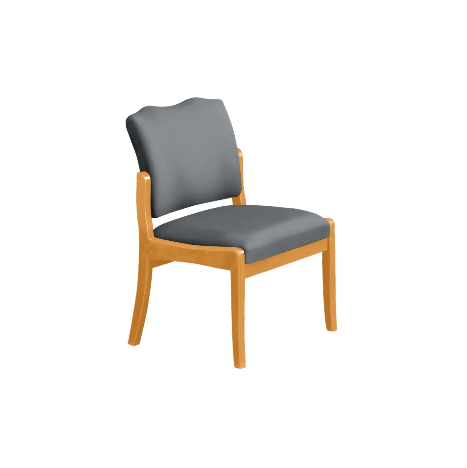 Spencer Side Chair in Solid Fabric
