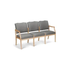 Spencer Three Seater Fabric/Vinyl Sofa