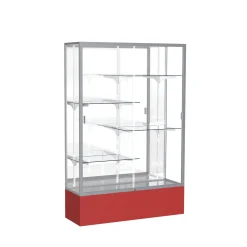 Spirit Trophy Display Case with Mirror Back - 48"W x 72"H