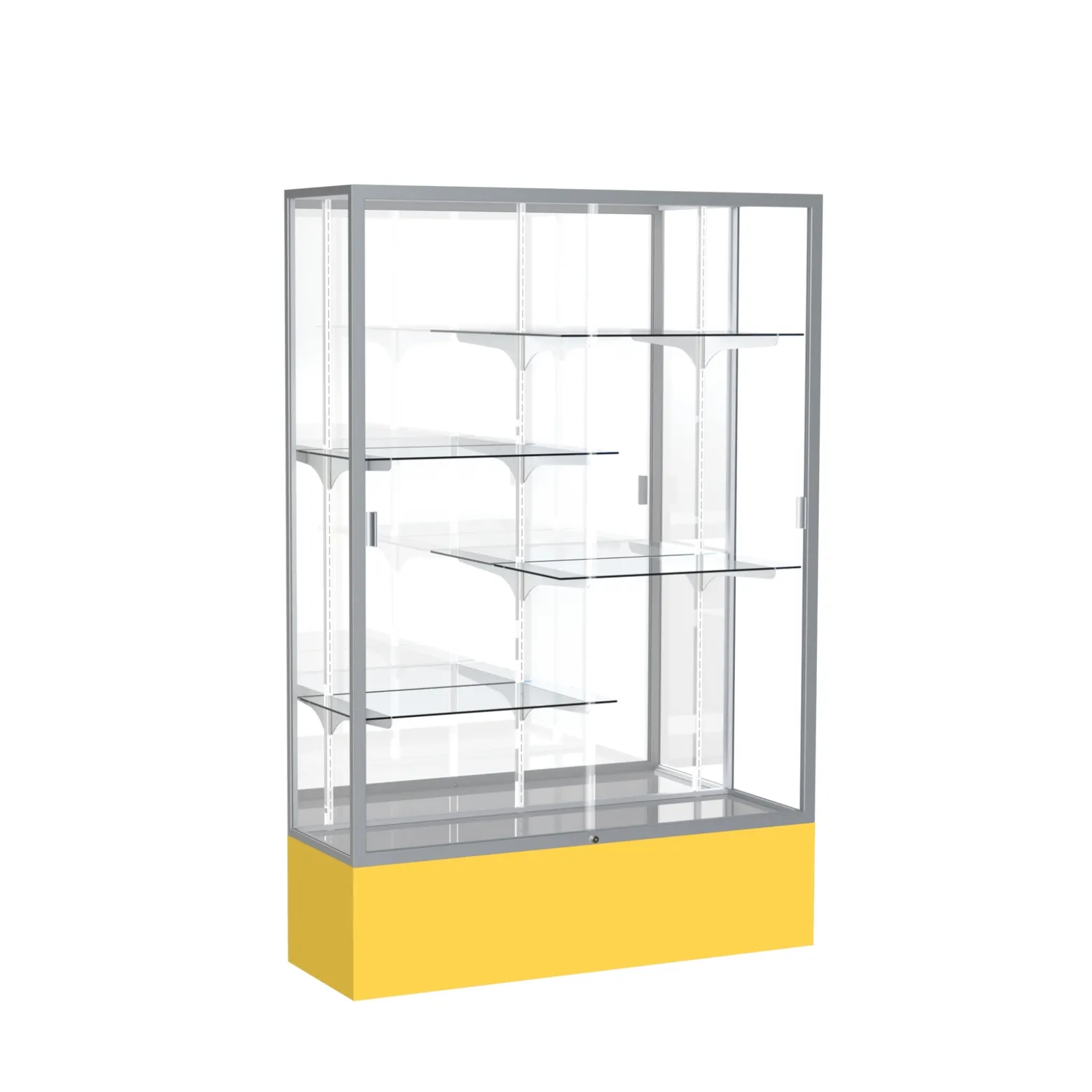 Spirit Trophy Display Case with Mirror Back - 48"W x 72"H