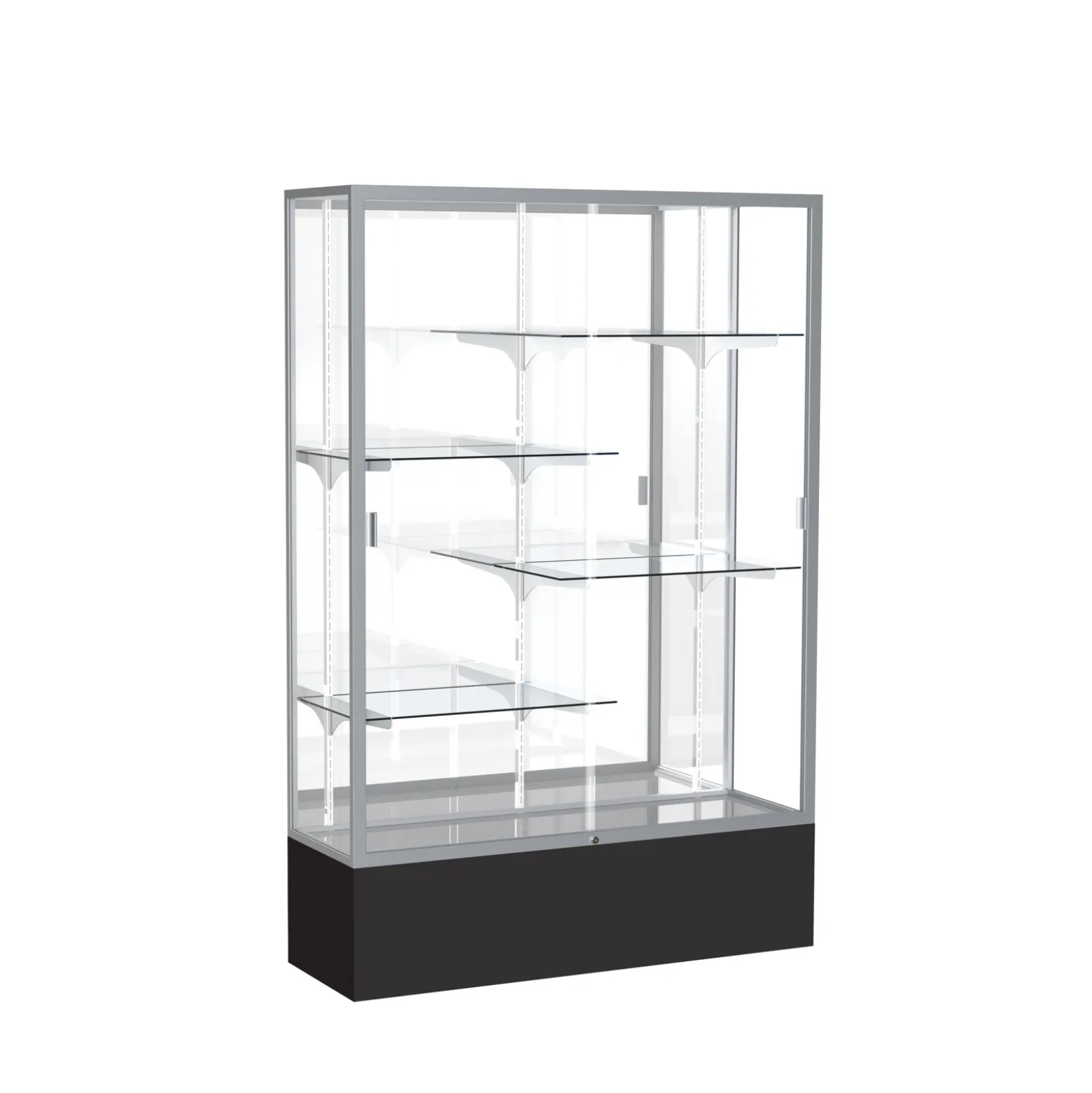 Spirit Trophy Display Case with Mirror Back - 48"W x 72"H