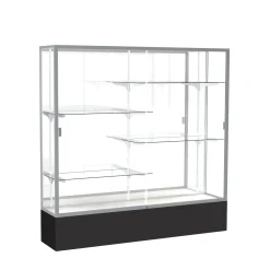 Spirit Wide Spirit Display Case with Mirror Back - 72"W x 72"H