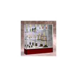 Spirit Wide Spirit Display Case with Mirror Back - 72"W x 72"H
